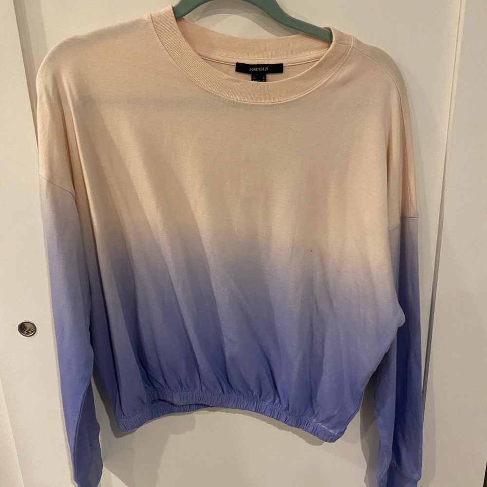 Ombre light sweater
